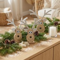Artikel Moose head nature to stand 18cm x 16cm 3st