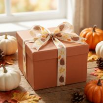 Artikel Cadeaulint zelfkantlint herfst egel 15mm 18m
