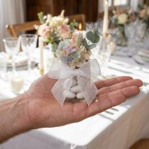 Artikel Organza lint cadeaulint wit lint zelfkant 40mm 50m