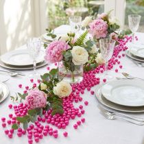 Artikel Decoratieve roze kralen, Ø8mm, 250 stuks