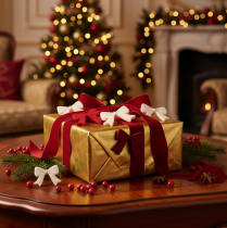 Artikel Decoratieve strikjesmix, kerstversiering en knutselspullen, 5 cm, 48 stuks