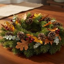 Artikel Elzenkegels, natuurlijk product voor decoratie en knutselen, goudkleurig, 3 cm, 300 g
