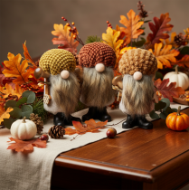 Artikel Kabouterfiguurtje met baard en puntmuts, 10 cm, 3 stuks