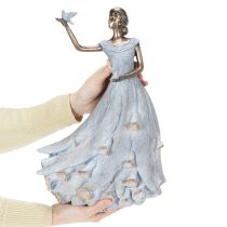 Artikel Beeld Vrouw met vogel Kunstzinnig vormgegeven decoratief beeld voor tijdloos interieur 41 cm