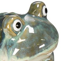 Artikel Kikkerfiguurtje, zomerdecoratie van keramiek voor huis en balkon, 12 cm