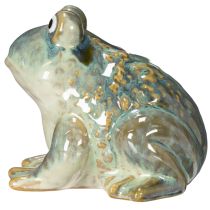 Artikel Kikkerfiguurtje, zomerdecoratie van keramiek voor huis en balkon, 12 cm