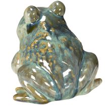 Artikel Kikkerfiguurtje, zomerdecoratie van keramiek voor huis en balkon, 12 cm