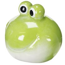 Artikel Decoratief kikkerfiguurtje, schattig keramisch beeldje voor de woonkamertafel, 18 cm