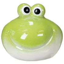 Artikel Decoratief kikkerfiguurtje, schattig keramisch beeldje voor de woonkamertafel, 18 cm