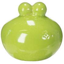 Artikel Decoratief kikkerfiguurtje, schattig keramisch beeldje voor de woonkamertafel, 18 cm