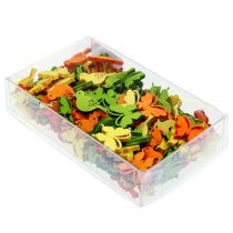 Artikel Decoratieve vogel en vlinder houten strooidecoratie kleurrijk 2cm 144 st