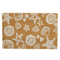 Artikel Deurmat schelpen zeester deurmat kokosnoot 58×38cm