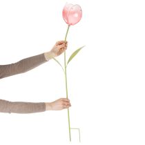 Artikel Tuinpaal met decoratieve tulp voor bloemperken en borders, 94 cm