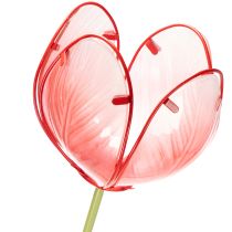 Artikel Glazen tulp tuinsteker - Prachtige decoratie voor tuin en balkon, 94 cm