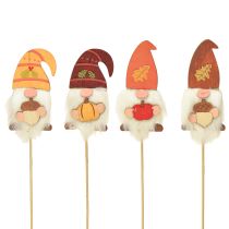Artikel Tuinpalen Kabouter Herfstdecoratie Hout Assortiment 39cm 8 st