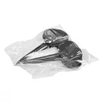 Artikel Plantenlabels, houten tuinpalen, zwart, 19cm, 12 stuks - tuinpalen, kruidenpalen