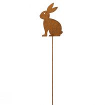Artikel Tuinsteker roest konijntje tuindecoratie Paasdecoratie 11cm×15cm