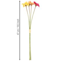 Artikel Kunstboeket gerbera's voor een frisse en onderhoudsvriendelijke decoratie, 47 cm, 32 stuks.