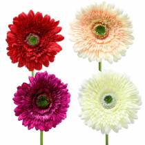 Artikel Gerbera kunst Ø10cm L62cm Verschillende kleuren