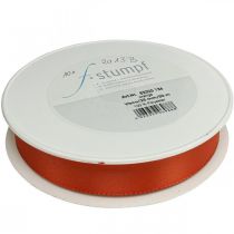 Artikel Cadeau- en decoratielint Oranje zijden lint 25mm 50m