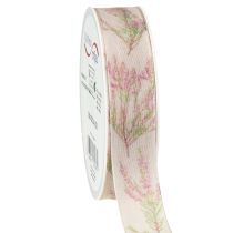 Artikel Cadeaulint lint herfst heide stoffen lint 25mm 20m