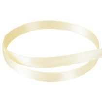 Artikel Cadeaulint crèmekleurig decoratief lint satijnen lint 6mm × 50m
