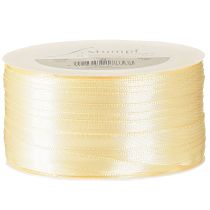 Artikel Cadeaulint crèmekleurig decoratief lint satijnen lint 6mm × 50m