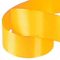 Artikel Cadeaulint decoratielint oranje zijden lint 40mm 50m