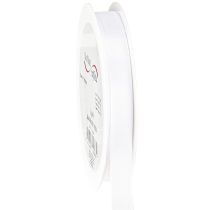 Artikel Cadeaulint decoratief lint taftlint wit 15mm 50m