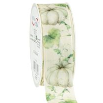 Artikel Cadeaulint pompoenlint herfstgroen 40mm 15m