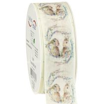 Artikel Cadeaulint Paaslint konijntjes 40mm 18m