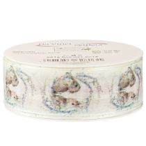 Artikel Cadeaulint Paaslint konijntjes 40mm 18m