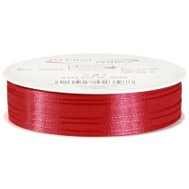 Artikel Cadeaulint rood decoratief lint taftlint lichtrood 10mm 50m