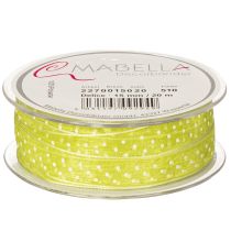 Artikel Lint met stippenpatroon voor decoratieve cadeauverpakking, 1,5 cm breed, 20 m lang