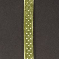 Artikel Lint met stippenpatroon voor decoratieve cadeauverpakking, 1,5 cm breed, 20 m lang