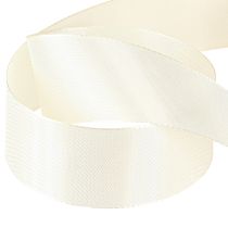 Artikel Cadeaulint en decoratief lint taftlint crème 40mm 50m