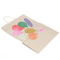 Artikel Cadeautas "Happy Birthday" verjaardagstas papier 26×14×36cm 2 stuks