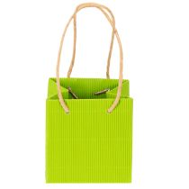 Artikel Cadeautas, papieren tas met handvatten, kleurrijke verpakking, 10,5 cm, 8 stuks