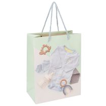 Artikel Cadeautasje voor een babyjongen - Ideaal voor kraamcadeaus - 23 cm - 2 stuks