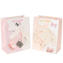 Artikel Cadeautasjes voor babymeisjes, geboortecadeautasjes, 23×18 cm, 2 stuks