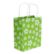Gift bags groen 20cm x 11cm x 25cm 8st