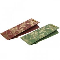 Artikel Kerstcadeauzakjes Kerstzakjes maretak 12×36cm 2st