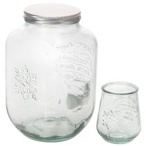 Artikel Glazen Drankdispenser met Kraan en 4 Glazen - 25,5 cm Hoog