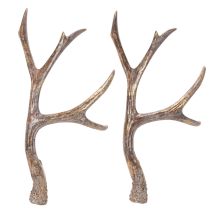 Artikel Kunstmatige decoratieve geweien, rustieke kerstversiering, 29 cm, 2 stuks