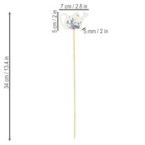 Artikel Decoratieve stokjes in de vorm van gieters voor boeketten en bloemversiering op het balkon, 34 cm, 8 stuks