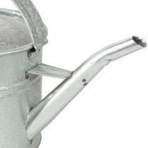 Artikel Gieter metaal decoratie vintage zilver 30×13×14cm 1,25l