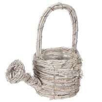 Artikel Decoratieve gieter met een smaakvol geweven ontwerp voor een elegante huisdecoratie, 26 cm.