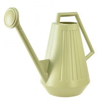 Artikel Gieter van 9 liter in olijfgroen met afneembare roos, praktisch voor tuin- en bloemenverzorging, robuust, 42 cm