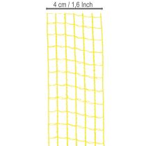 Artikel Geel gaaslint, 4,5 cm, cadeaulint voor creatieve decoratie