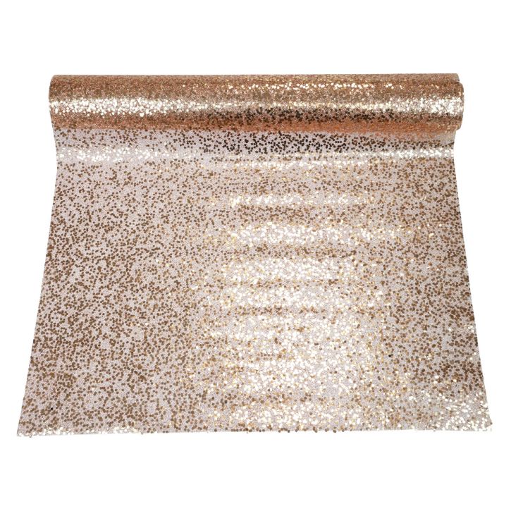 Artikel Tafelloper Kerst roségouden tafelloper 48×450cm
